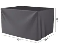 Vuurtafelhoes 99x99xH60 cm antraciet AeroCover - Aerocover - thumbnail