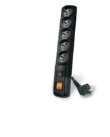 ACAR F5 Zwart 5 AC-uitgang(en) 230 V 1,5 m - thumbnail