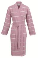 Carl Ross Carl Ross Unisex Badjas Kimono 33110 Rose Quartz/Offwhite S - thumbnail