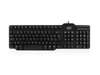 ACT AC5475 USB Toetsenbord Bedraad | Smartcard Reader| Azerty/BE layout | Zwart - thumbnail