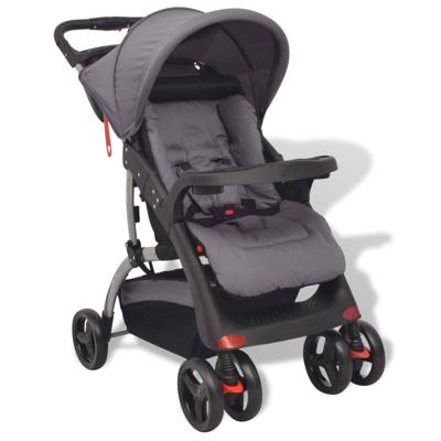 vidaXL Buggy 102x52x100 cm grijs