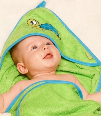 Playshoes badcape Schildpad Groen