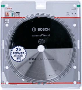 Bosch Accessories Bosch Power Tools 2608837741 Hardmetaal-cirkelzaagblad 305 x 30 mm Aantal tanden: 40 1 stuk(s) Bosch Accessories Bosch Power Tools 2608837741 Hardmetaal-cirkelzaagblad 305 x 30 mm Aantal tanden: 40 1 stuk(s)