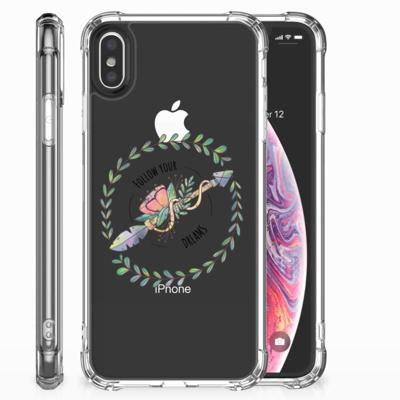 Apple iPhone X | Xs Stevig | Bumper Hoesje | Boho Dreams Apple iPhone X | Xs Stevig | Bumper Hoesje | Boho Dreams