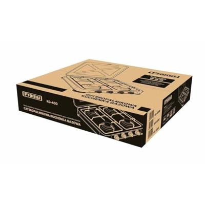 PROMIS KG400 Vierpits gasfornuis zwart