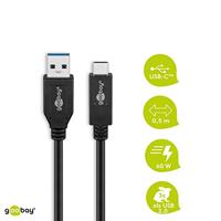 goobay USB-A > USB-C kabel - thumbnail