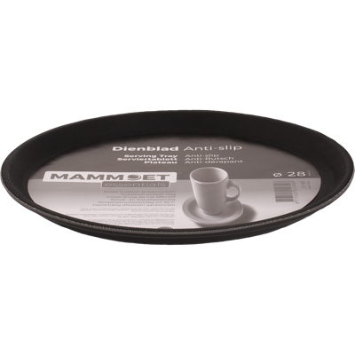 Mammoet Dienblad Easy 28 cm Polypropyleen Anti-slip Zwart