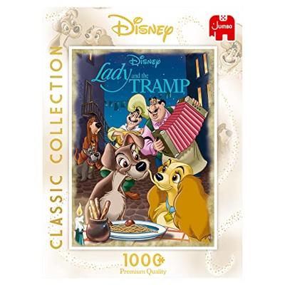 Jumbo Classic Collection - Lady & The Tramp 1000 pcs Legpuzzel 1000 stuk(s) Stripfiguren