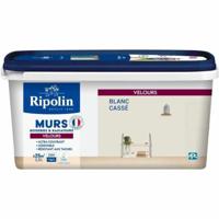 Decoratieve verf voor muren, houtwerk & radiatoren - RIPOLIN - 467079 - Gebroken wit - Fluweel - 2,5 L - thumbnail