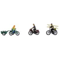 NOCH 15902 H0 Fietsers figuren Geverfd - thumbnail