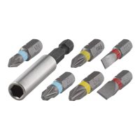 Wolfcraft Bit-set | Sleuf/kruiskop | PH/PZ | 7-delig | 1 set - 2446000 - thumbnail