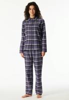 Schiesser dames pyjama flanel - Select Premium - Katoenen doorknoop pyjama lange mouwen - 36 - Paars - 36 - 36 - 36 - 36 - 36 - 36 - 36 - 36 - thumbnail