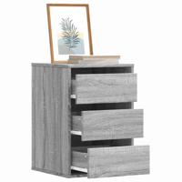 Ladekast 40x41x58 cm bewerkt hout grijs sonoma eikenkleurig - thumbnail
