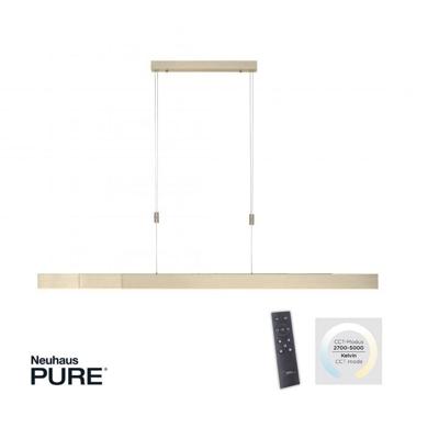 Neuhaus PURE Hanglamp e-Slide L 120-200 cm mat goud