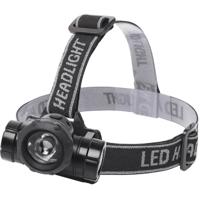 LED Hoofdlamp Waterdicht Zwart - 50m Bereik. Kantelbaar. 1.8W | Vervangt 10W - thumbnail
