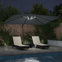 VidaXL Parasol antraciet 352 x 251 x 265 cm polyester en aluminium - thumbnail