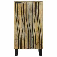 Dressoir Bruin 40 x 33 x 75 cm massief mangohout - thumbnail