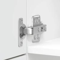 Keukenkast Porto bewerkt hout betongrijs - thumbnail