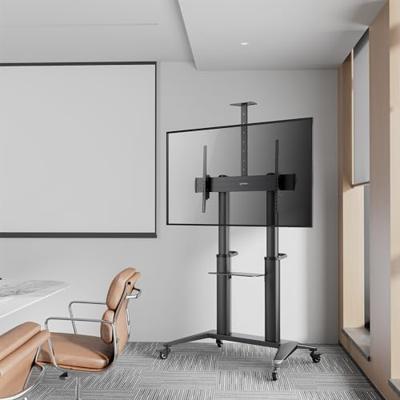 Manhattan 462341 TV-wagen In hoogte verstelbaar, Kantelbaar 177,8 cm (70) - 304,8 cm (120) In hoogte verstelbaar, Kantelbaar