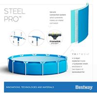 Bestway zwembad steel pro set rond 305 (blauw, incl. filterpomp (220-240v)) - thumbnail