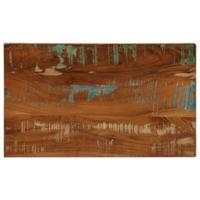 Tafelblad rechthoekig 40x20x2,5 cm massief gerecycled hout - thumbnail