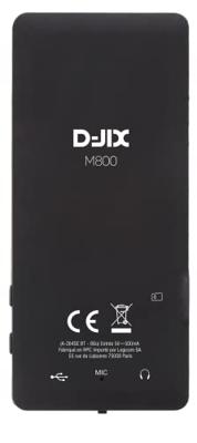 MP4-speler – M800 – Bluethooth – 8 GB geheugen – geïntegreerde microfoondictafoon