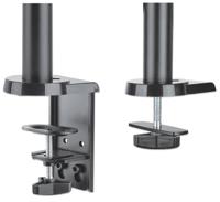 Manhattan 461580 Monitor-tafelbeugel Aantal monteerbare displays: 1 Display(s) 43,2 cm (17) - 81,3 cm (32) Zwart Draaibaar, In hoogte verstelbaar, Kantelbaar, - thumbnail