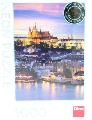 DinoToys Dino puzzel van kasteel praag uit tsjechie 1000 stukjes
