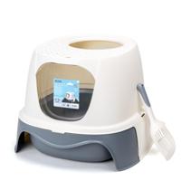 Nobleza Hop in kattenbak met lade - Grijs - thumbnail