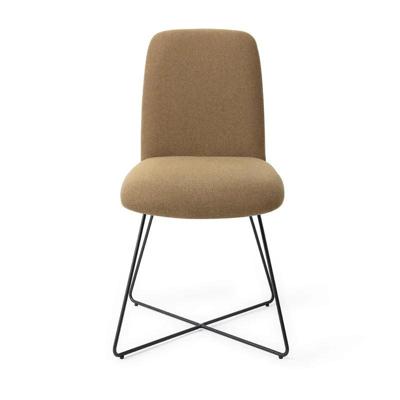 Jesper Home Eetkamerstoel 'Taiwa' Cross Black, kleur Willow