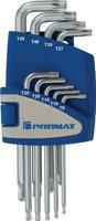 Promat/Tecwerk Haakse schroevendraaierset | 9 delig T9-T45 | met kogelkop | kunststof houder - 4000825114 - thumbnail