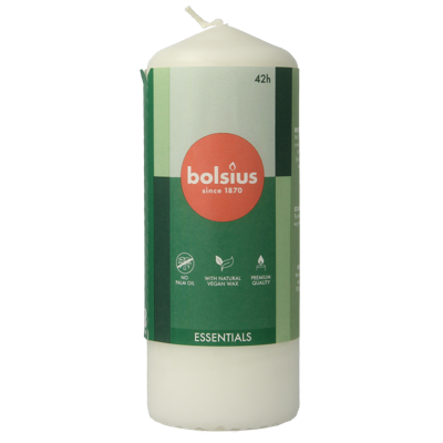 Bolsius Stompkaars 150/58 cloudy white 1 Stuks