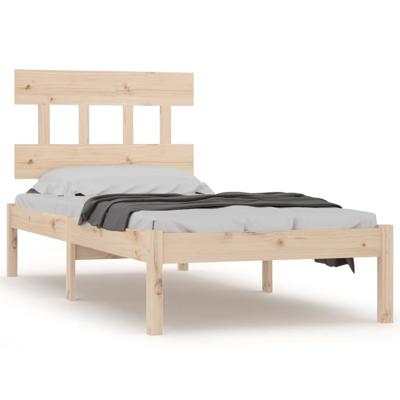 Bedframe massief hout 90x190 cm