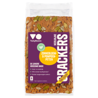 TastyBasics Less carb-high protein crackers zonnebl/pompoenpit 200 Gram - thumbnail