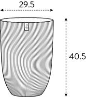 elho plantenbak sereh hoog d30 h41cm Scandinavisch groen - thumbnail
