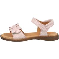 Leren sandalen voor meisjes LORE FLOWERS FRODDO rouge - thumbnail