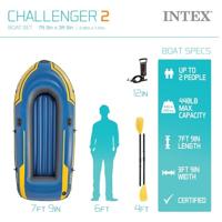 Intex - challenger 2 set - met peddels en pomp - thumbnail