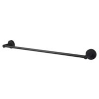 Handdoekhouder Kosmos Enkel 60x7.5 cm Mat Zwart Haceka - thumbnail