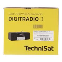 TechniSat DigitalRadio 3 Draagbaar Analoog & digitaal Zwart, Zilver, Walnoot - thumbnail