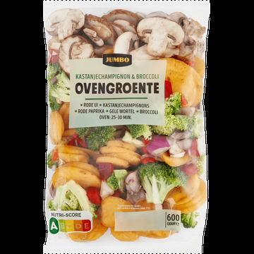 Jumbo Kastanjechampignon & Broccoli Ovengroente 600 g