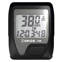 Union Fietscomputer 8 functies - Zwart - thumbnail