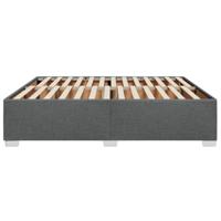 Bedframe zonder matras stof donkergrijs 200x200 cm - thumbnail
