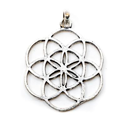 Hanger Seed of Life Zilverkleurig (30 mm) Hanger Seed of Life Zilverkleurig (30 mm)