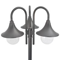 VidaXL Paalverlichting tuin e27 220 cm aluminium brons 3-delig - thumbnail