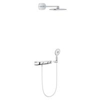 Grohe Rainshower SmartControl 360 Mono douchesysteem met douchethermostaat met Rainshower hoofddouche met douchearm 45cm + Power&Soul handdouche130 chroom 26446000 - thumbnail