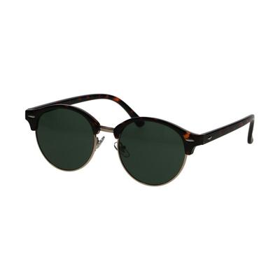 Spectrum zonnebril club rond havana goud groen unisex Spectrum zonnebril club rond havana goud groen unisex