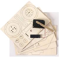 Solexpert Bouwpakket - satelliet met zonnepaneel - thumbnail