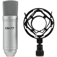 Studiomicrofoon Omnitronic MIC CM-77 Zendmethode:Kabelgebonden Incl. shockmount, Incl. klem - thumbnail