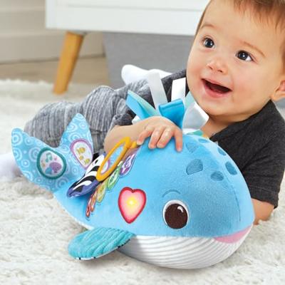 VTech Baby Knuffel en Leer Walvis + Licht en Geluid