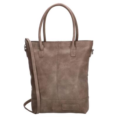 Zebra Trends Kartel Shopper Met Rits grijs  Damestas